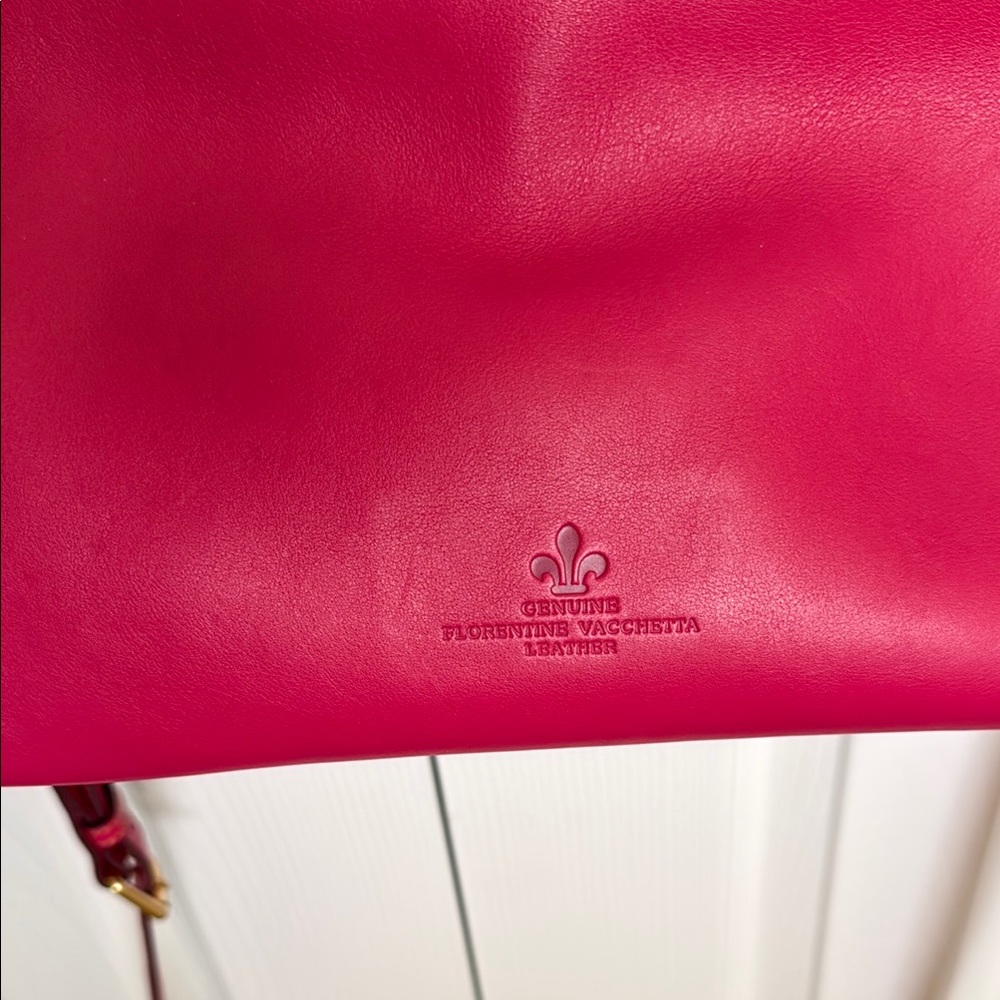 Dooney & Bourke Florentine Pink Crossbody Bag with Adjustable Strap - Picture 3 of 7